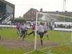 Home keeper gathers Macca free kick (Click to enlarge)