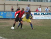 Ryan Peters battles for the ball (Click to enlarge)