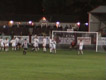 Town defend a Fisher free kick (Click to enlarge)